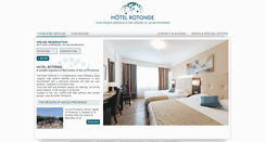 Desktop Screenshot of hotel-rotonde.com
